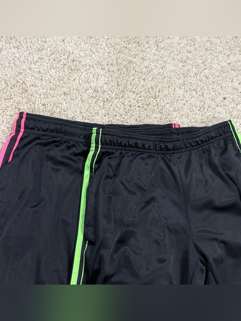 Bundle of 2 Victory Active Women’s Elastic Striped Track Pants Joggers Sz Medium - Picture 3 of 5